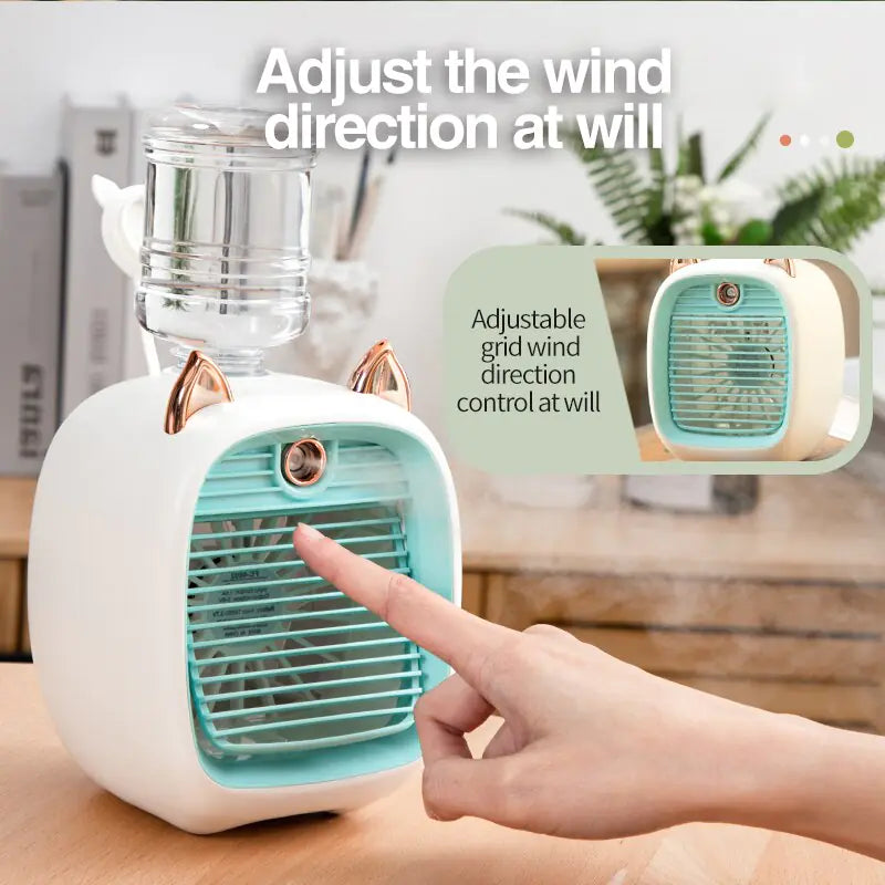 Portable Air Conditioner USB Mini Air Cooler Fan